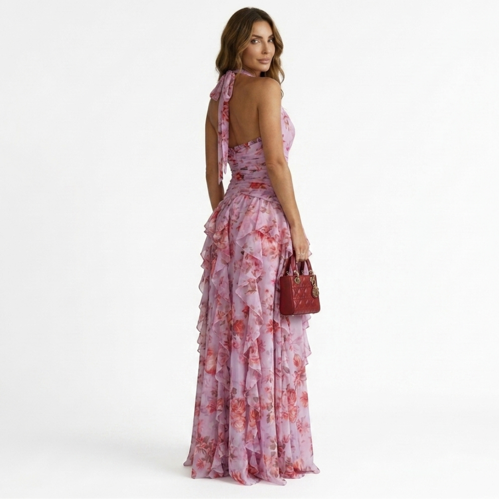 Дора - Макси рокля с деколте