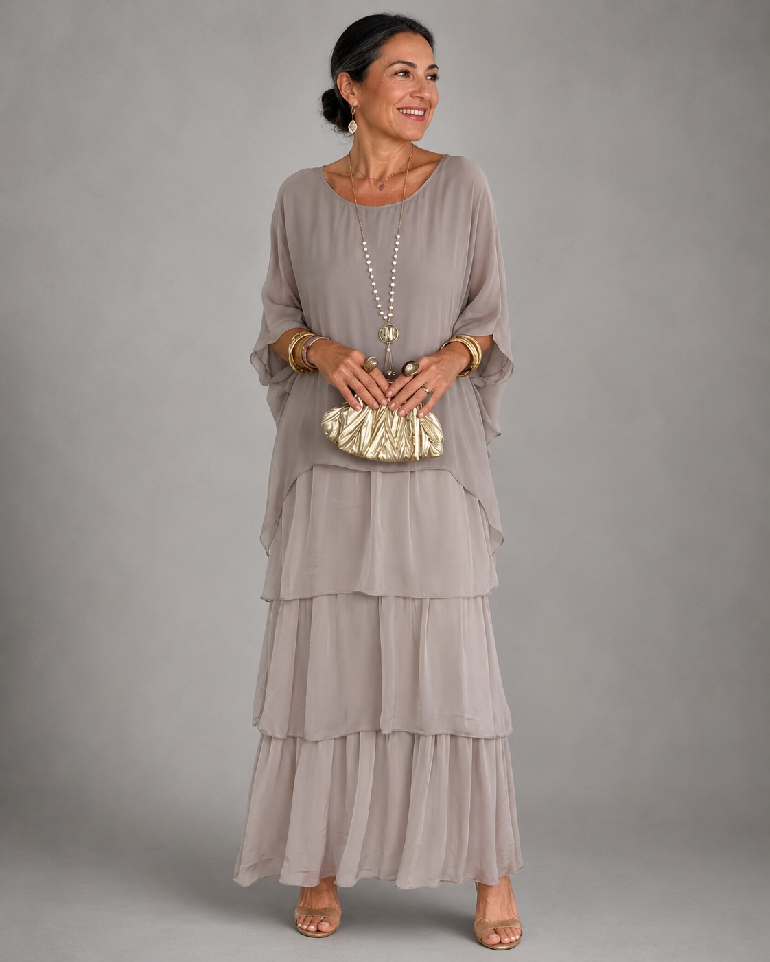 Кристина | Elegant Flowing Maxi Dress
