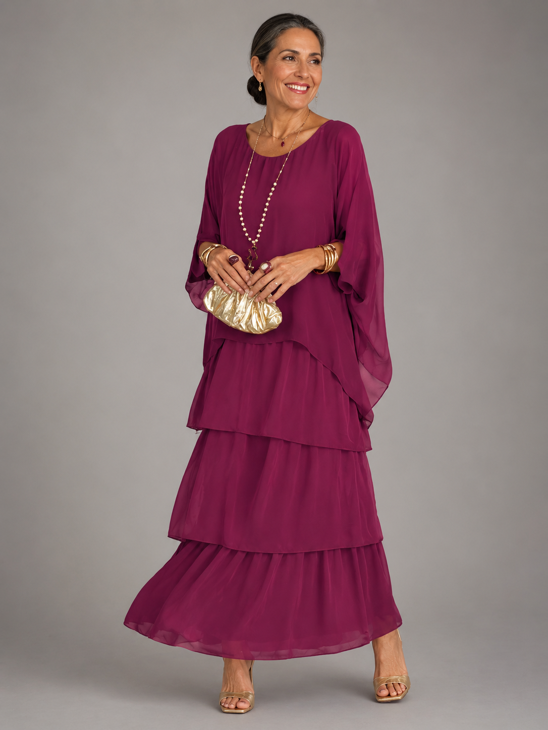 Кристина | Elegant Flowing Maxi Dress