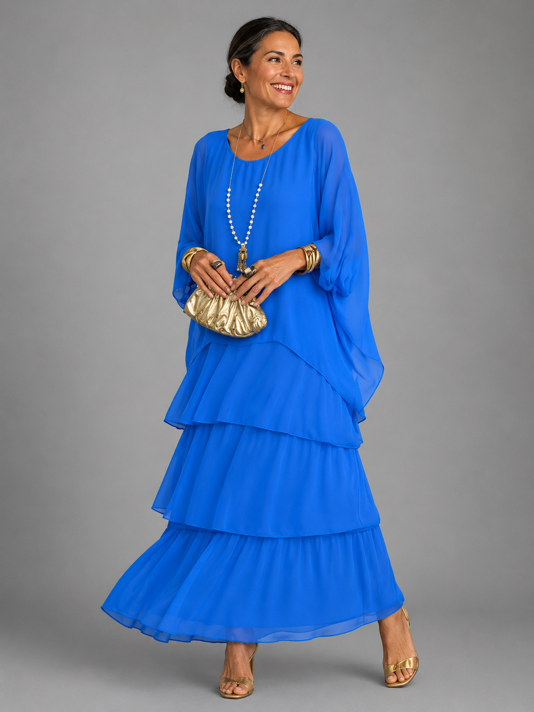 Кристина | Elegant Flowing Maxi Dress