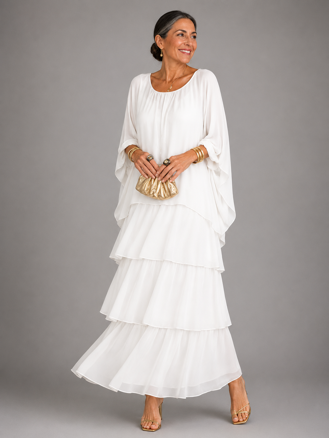 Кристина | Elegant Flowing Maxi Dress