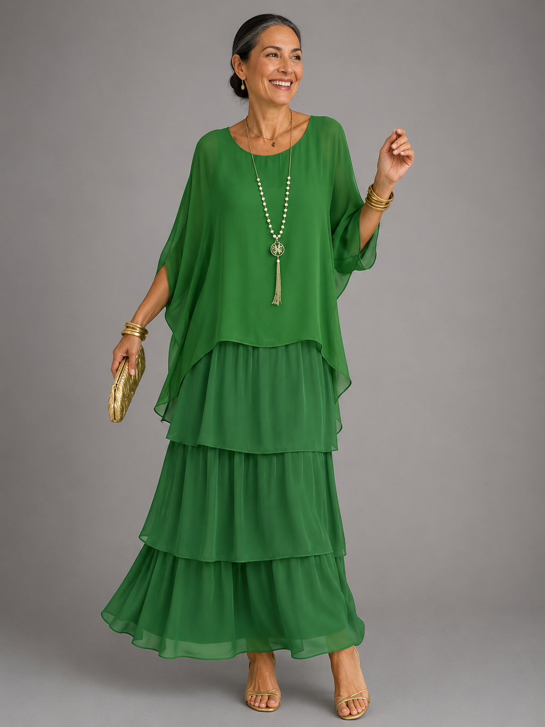 Кристина | Elegant Flowing Maxi Dress
