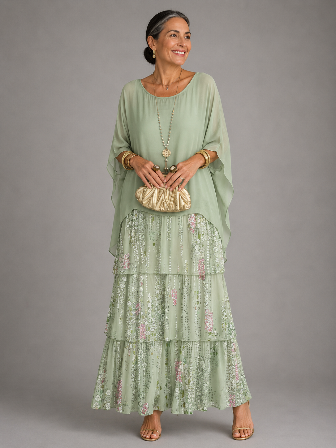Кристина | Elegant Flowing Maxi Dress