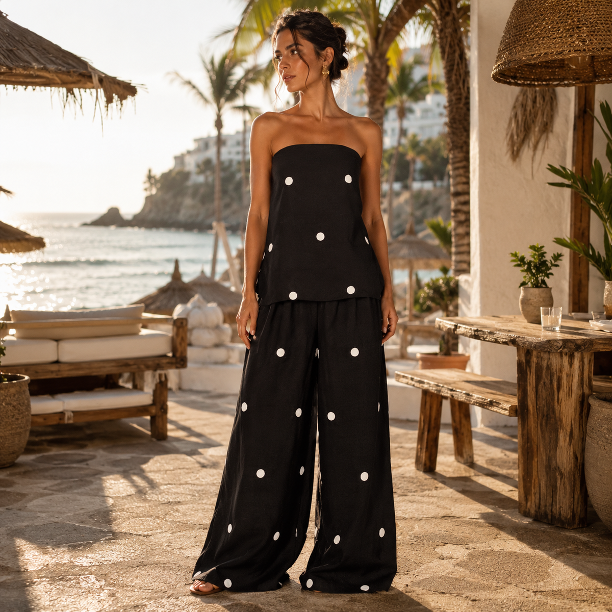 Симона | Mediterranean Polka Dot Set
