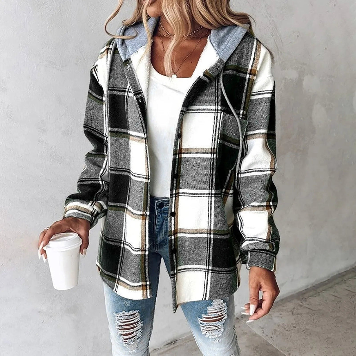 Калина | Ушито overshirt с качулка