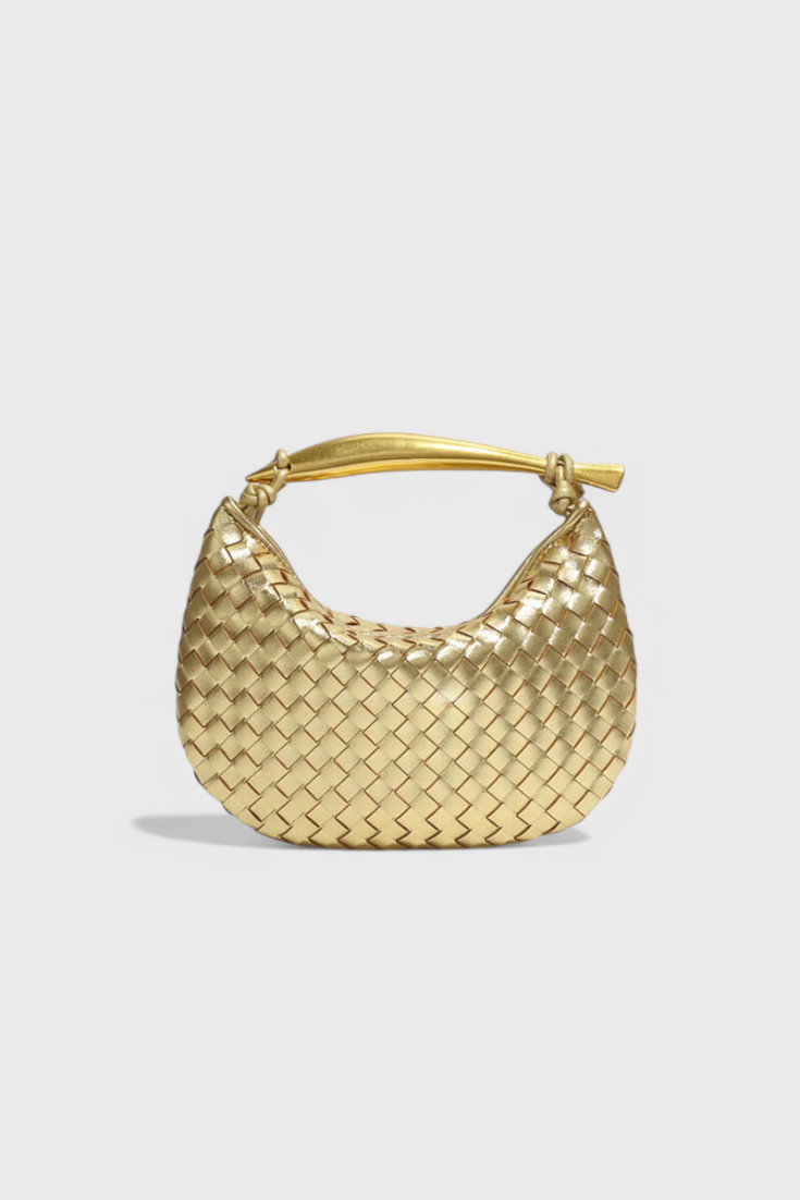 Чанта Gerda Bolso Woven с Златна Дръжка