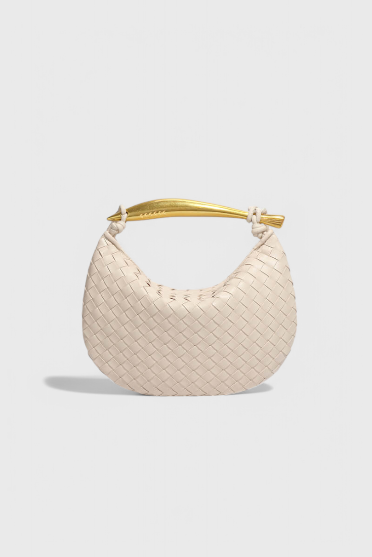 Чанта Gerda Bolso Woven с Златна Дръжка