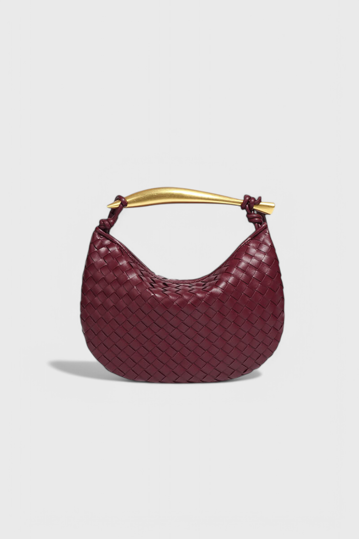 Чанта Gerda Bolso Woven с Златна Дръжка