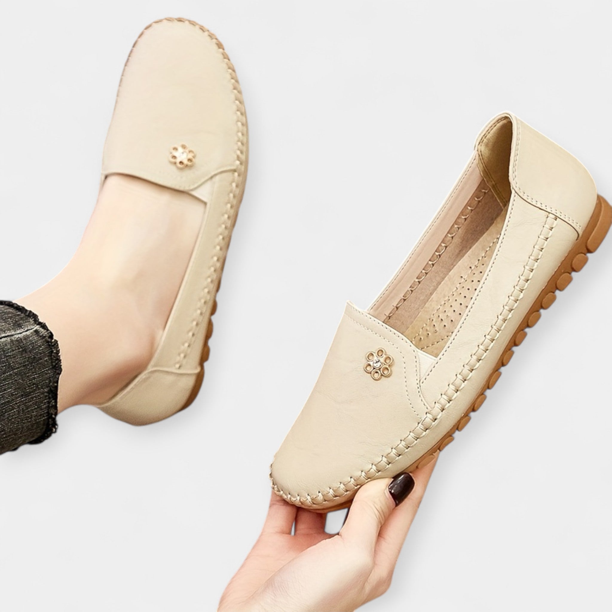 Обувки Slip-On с Мека Подметка