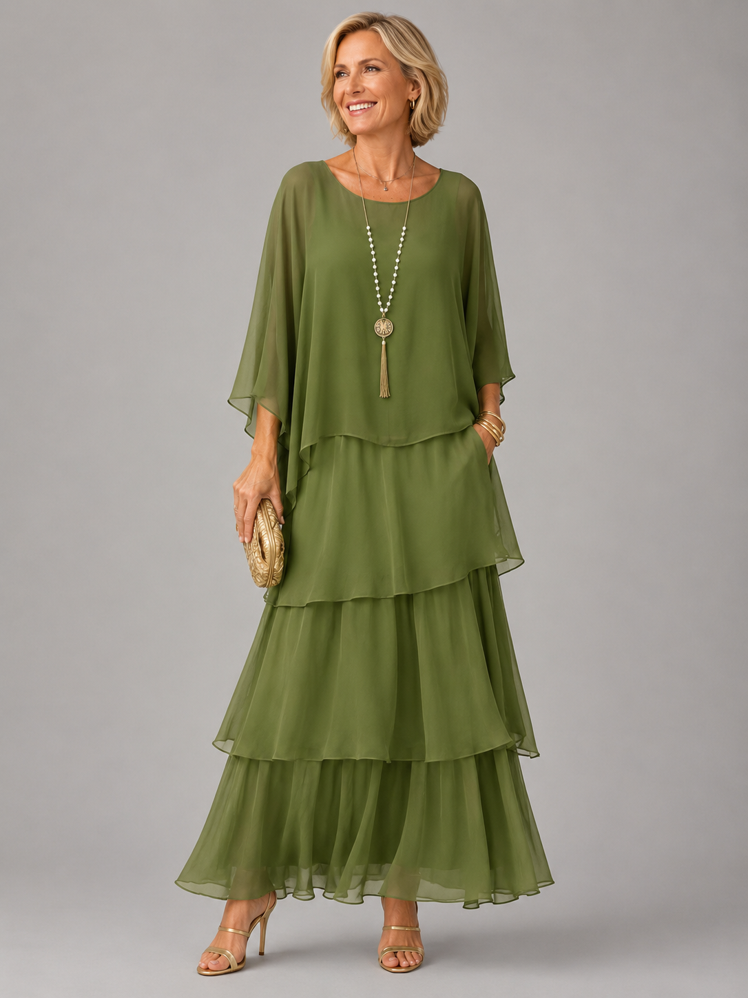 Кристина | Elegant Flowing Maxi Dress