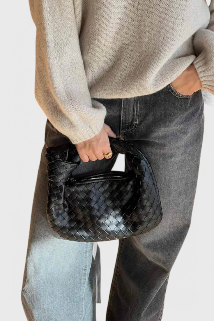 Чанта Sage Bolso Satchel Mini Woven