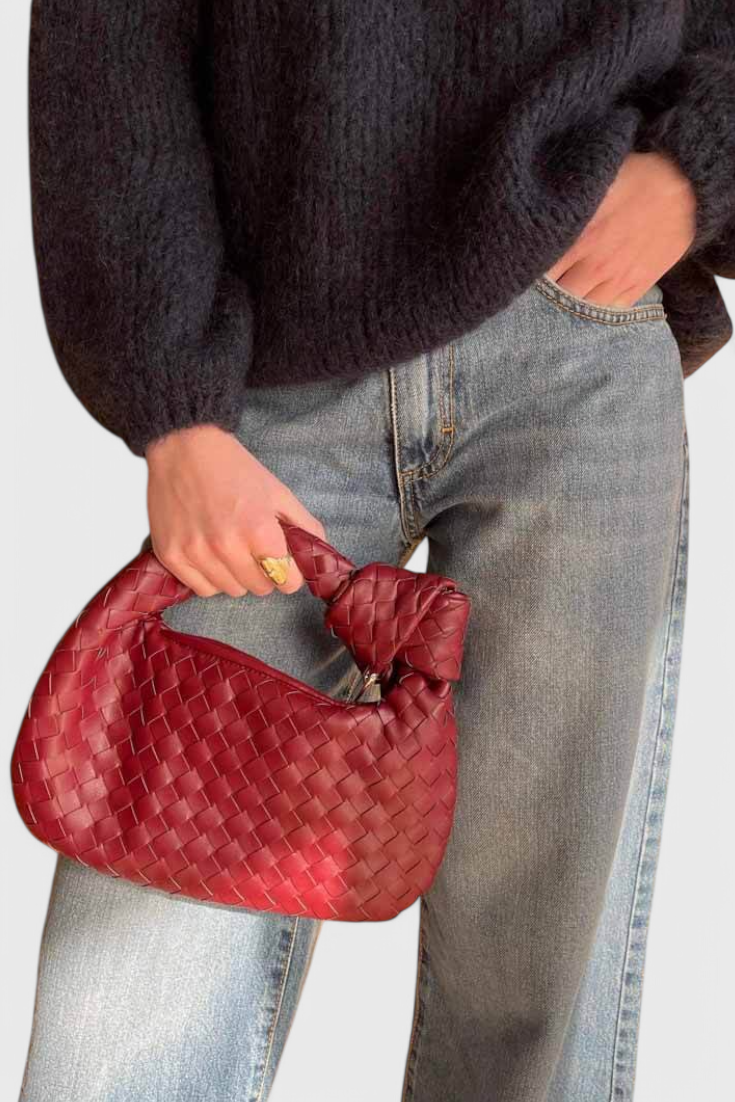 Чанта Sage Bolso Satchel Mini Woven